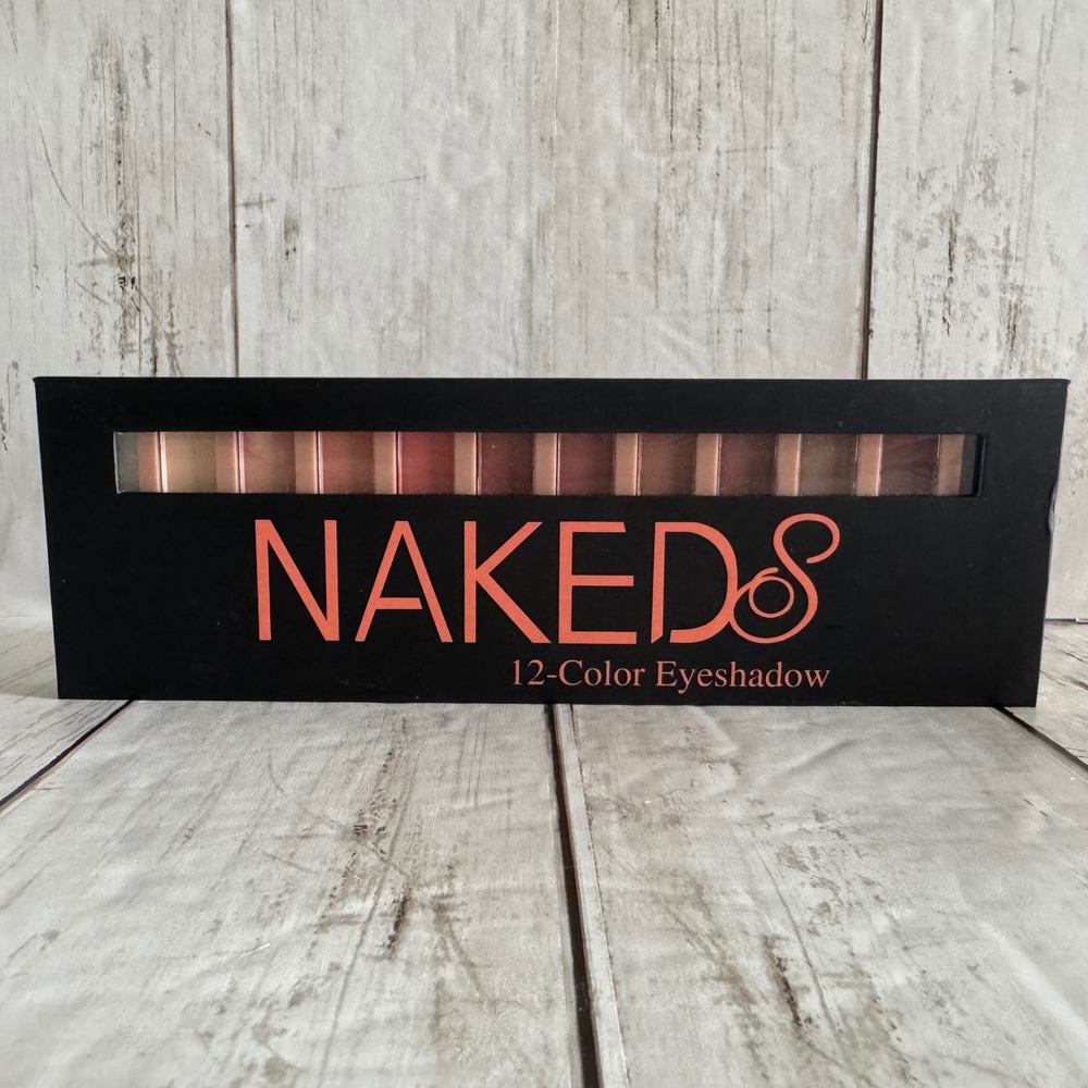 NakedS Stereo Depth Shaped 12-Color Eyeshadow Palette Warm Neutrals 8612-1